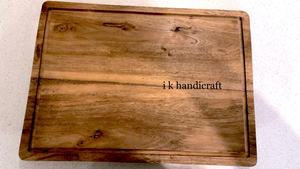 Meilleure Vente Planche à Découper et à Servir en Bois Faite à la Main, Écologique, Double Face, Légère, Compatible Lave-Vaisselle, Idéale pour Fromages et Biscuits - Product Image 6