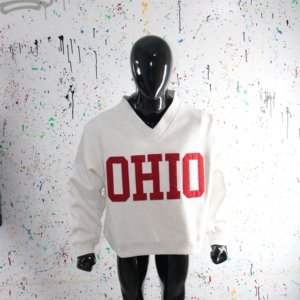 Sweat-shirts OHIO à col montant 450 GSM, broderie personnalisée avec nom, coupe ample et carrée, 100% coton molletonné French Terry - Product Image 5