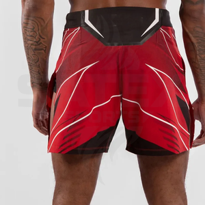 Shorts de Muay Thai MMA Hechos a Medida de Fábrica al por Mayor, Unisex, Transpirables, Elásticos, Ligeros, de Secado Rápido, Duraderos, 100% Poliéster, Deportivos - Product Image 2