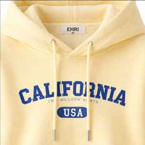 EHri Fabricación OEM, Sudadera con Estampado Personalizado, Lavado Ácido, 300g, Polialgodón Premium, Talla Grande, Forro Polar Antipelusas, Unisex, Invierno - Product Image 4