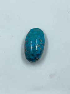 Pierres précieuses turquoise de coupe ovale avec une couleur bleu intense 10,80x19,70MM 11,75 carats provenant d'un exportateur indien pour la fabrication de bijoux - Product Image 4