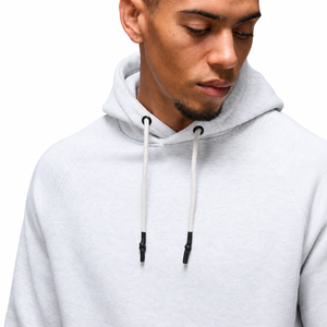 Sweat-shirt à capuche en polaire pour homme 2026, couleur unie, coupe classique, décontracté, pour l'automne, avec poches, en tissu tricoté - Product Image 2