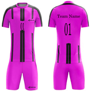 Daizen Star Custom Men's Soccer Jersey Set Yellow Black Striped Sublimated Moisture Wicking Quick Dry Polyester Short Sleeve - Product Image 5