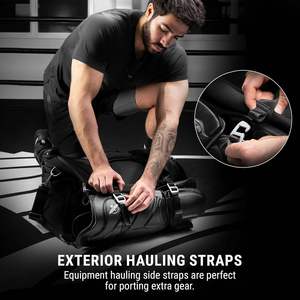 Bolsa de Gimnasio Táctica Resistente, Bolsa de Lona Impermeable para Artes Marciales con Compartimento Dedicado para Zapatos y Correas Reforzadas - Product Image 4