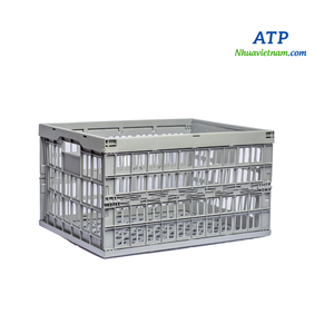 Caisse en plastique pliable Standard utile pour le Transport, adaptée au stockage et au déplacement avec plusieurs couleurs - Product Image 3