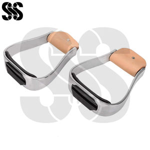 Estribos de Equitación Western de Acero Cromado Inoxidable, Equipo Ecuestre Duradero SHER SONS SPORTS SSS-WS-4201 - Product Image 6