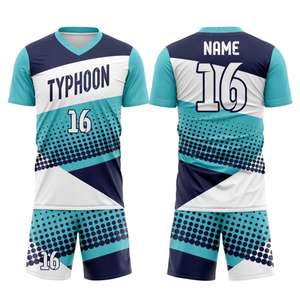 Uniforme de Fútbol Transpirable, Ligero, 100% Poliéster, Antibacterial, Ecológico y de Secado Rápido de Alta Calidad de Fabricante Pakistaní - Product Image 3