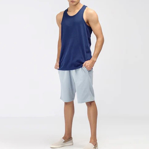 Camisetas sin Mangas para Hombre, Diseño de Color en Contraste, Servicio OEM, Tallas Grandes, 100% Algodón Poliéster, Camisetas de Verano sin Mangas para Hombre - Product Image 2