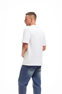 T-shirts homme col rond, 100% coton mélangé, été, ultra-doux, coupe athlétique, manches courtes, uni, décontracté, pour la gym et la course à pied - Product Image 2