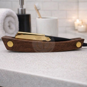 Professional Straight Razor Shaving Strop Premium Stainless Steel wood Handle <b>Barber</b> <b>Shaver</b> for Men Home Salon Grooming Use - Product Image 2
