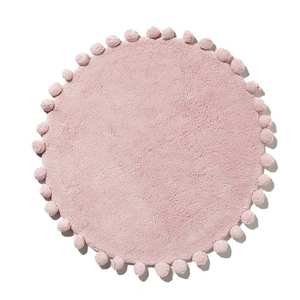 Alfombra de Baño Redonda de Lujo 100% Algodón, Diseño Acolchado, Gruesa y Absorbente, para Hotel y Hogar - Product Image 5