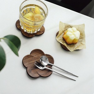 Handcrafted Wooden Coasters with Holder for Home Decor Kitchen and Restaurant At <b>Cheap</b> Price - Product Image 3