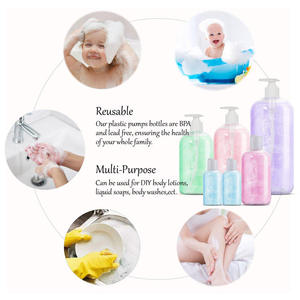 PET Boston Pump Sprayer <b>Bottles</b> Customized <b>Empty</b> for 2oz 4oz 8oz 12oz 16oz 33oz Skin Care Packaging Lotion Shower Gel Shampoo - Product Image 4