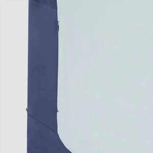 เสื้อสเวตเชิ้ตผู้ชายแบบซิปครึ่งตัว แขนสั้น ผ้าฝ้าย ไม่มีลาย - Product Image 4