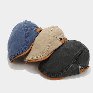 Gorra Newsboy de Terciopelo Suave al por Mayor de Fábrica, Gorra Gatsby Clásica de 8 Paneles, Gorra Baker Boy de Pana con Diseño Personalizado, Alta Calidad - Product Image 4