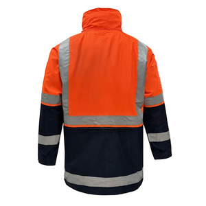 Mens Safety <b>Utility</b> Jacket Reflective Workwear Garment With Comfortable Fit And Functional Storage Pocket Design - Product Image 2