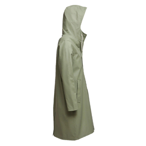Manteau Imperméable Personnalisé pour Femme Adulte, Réutilisable, en Polyester Écologique, Épais, en Toile, avec Capuche et Logo Frontal pour l'Extérieur - Product Image 2