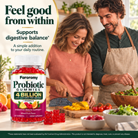 Gummies Probiotiques 4 Milliards UFC avec Vitamine D - Soutien Digestif et Immunitaire Végétalien - Saveur Fruits Mixtes 60 unités Vente en Gros Marque Privée