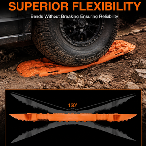 Tablas de Tracción Resistentes para Recuperación Todoterreno 4x4, Plataformas Portátiles de Escape para Autos, SUV y Jeeps, para Rescate en Lodo, Arena y Nieve - Product Image 3