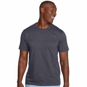 T-shirt en tricot à manches courtes pour homme, respirant, décontracté, été, vente en gros, fabricant OEM, directement de l'usine - Product Image 1