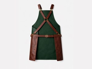 Tablier d'artiste en cuir artisanal pour peintres et sculpteurs, tenue de studio professionnelle avec sangles réglables LPN-0276 - Product Image 5