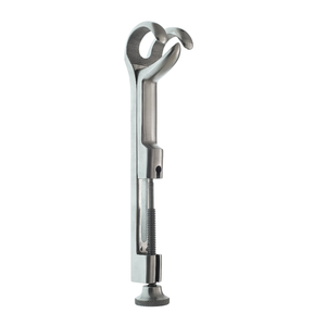 Pinza Lowman de 4-3/4″, calibrada, de 18″, con mandíbulas de 1x2 puntas, de 34″ de ancho, instrumento quirúrgico ortopédico de acero inoxidable para sujeción de huesos - Product Image 2