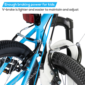 Bicicleta Infantil JOYKIE HILAND 24 Polegadas com Quadro de Aço de Alto Carbono, Freio Duplo V, 7 Velocidades e Para-lama de Plástico 90% SKD - Product Image 3