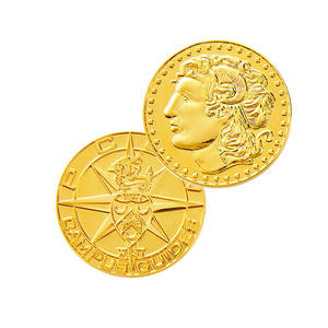 Moneda Conmemorativa de Metal Grabada en Relieve con Figura Histórica, Bañada en Oro, Acabado Esmaltado, Cobre Sólido, Diseño Moderno Personalizado - Product Image 6
