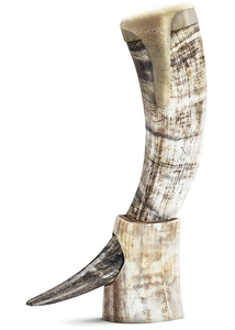 Support pour corne à boire de haute qualité, fait main, poli, durable, 100% corne naturelle, style Viking, médiéval, Inde - Product Image 6