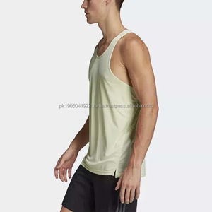 Camiseta Deportiva para Hombre de Secado Rápido, Poliéster/Nailon, Logotipo Personalizado, Precio de Fábrica, Ropa de Gimnasio, Chaleco para Correr, Precio Económico - Product Image 3