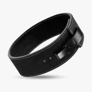 Ceinture de musculation en cuir personnalisée HANDSCHUHE INDUSTRIES, épaisseur 10 mm, boucle à levier robuste, antidérapante, protection professionnelle - Product Image 2