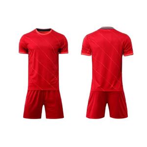 Conjunto de Camiseta y Pantalones Cortos de Fútbol para Hombre, Color Marrón, Cuello en V, Manga Corta, Sublimado, Transpirable, Ajustado, Número 10, Patrón Geométrico - Product Image 4