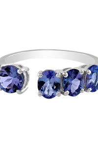 Anillo de Tanzanita en Plata de Ley 92.5 KLSR-11513 - Product Image 3