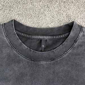 Camiseta Unisex de Corte Holgado, Manga Corta, Cuello Redondo, 100% Algodón Tejido, Ecológica, con Logotipo Personalizado - Product Image 2