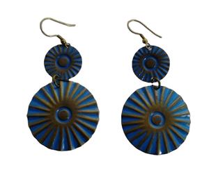 Boucles d'Oreilles en Métal avec Logo, Emballage Personnalisé, Vente Directe d'Usine, Laiton, Gravure Colorée, Boucle d'Oreille à Breloque - Product Image 1