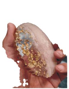 Juego de posavasos cuadrado, resina epoxi rosa, decoración de la India, paquete de 4 - Product Image 1