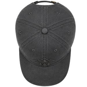 Casquette de baseball brodée Charcoal Mountain, ajustable, en coton, style Dad Hat, pour activités de plein air, randonnée, sport décontracté, unisexe, OEM ODM, vente en gros - Product Image 5