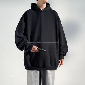 Sweat-shirts personnalisables de haute qualité OEM pour hommes, impression sérigraphique personnalisée, sweat-shirts longs pour hommes, sweat-shirt en molleton français gaufré - Product Image 2