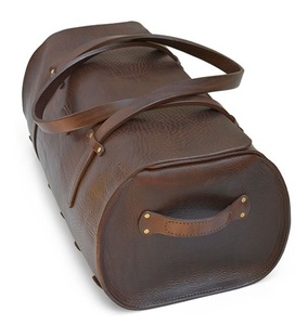 Sac de sport en cuir imperméable pour homme, sac de sport en cuir véritable sur mesure, grande capacité, avec logo personnalisé - Product Image 5