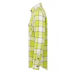 Chemise en flanelle pour homme, dernière mode, 100% coton, manches longues, décontractée, saison automne, vente en gros, OEM, haute qualité, logo personnalisé - Product Image 5