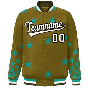 University Letterman Bomber Jacket Wholesale Custom Embroidery Letterman Varsity Jackets Front Logo Winter High Quality - Product Image 3