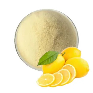 Poudre de jus de citron, lyophilisée pour maintenir la fraîcheur et la puissance, également connue sous le nom de poudre d'extrait de citron ou poudre de graines de citron