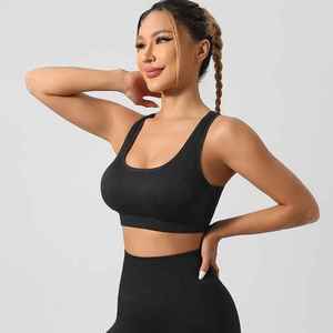 Factory Premium Yoga Set High Quality Women Sports Bra <b>Tops</b> for Gym Fitness Mint Color in <b>Low</b> Price - Product Image 5