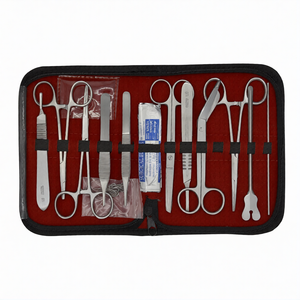 18 Pcs Minor Surgery Set Steel Surgical Instruments Kit Manual FREE Carrying Case Reusable Autoclavable By <b>Blush</b> Surgical - Product Image 5