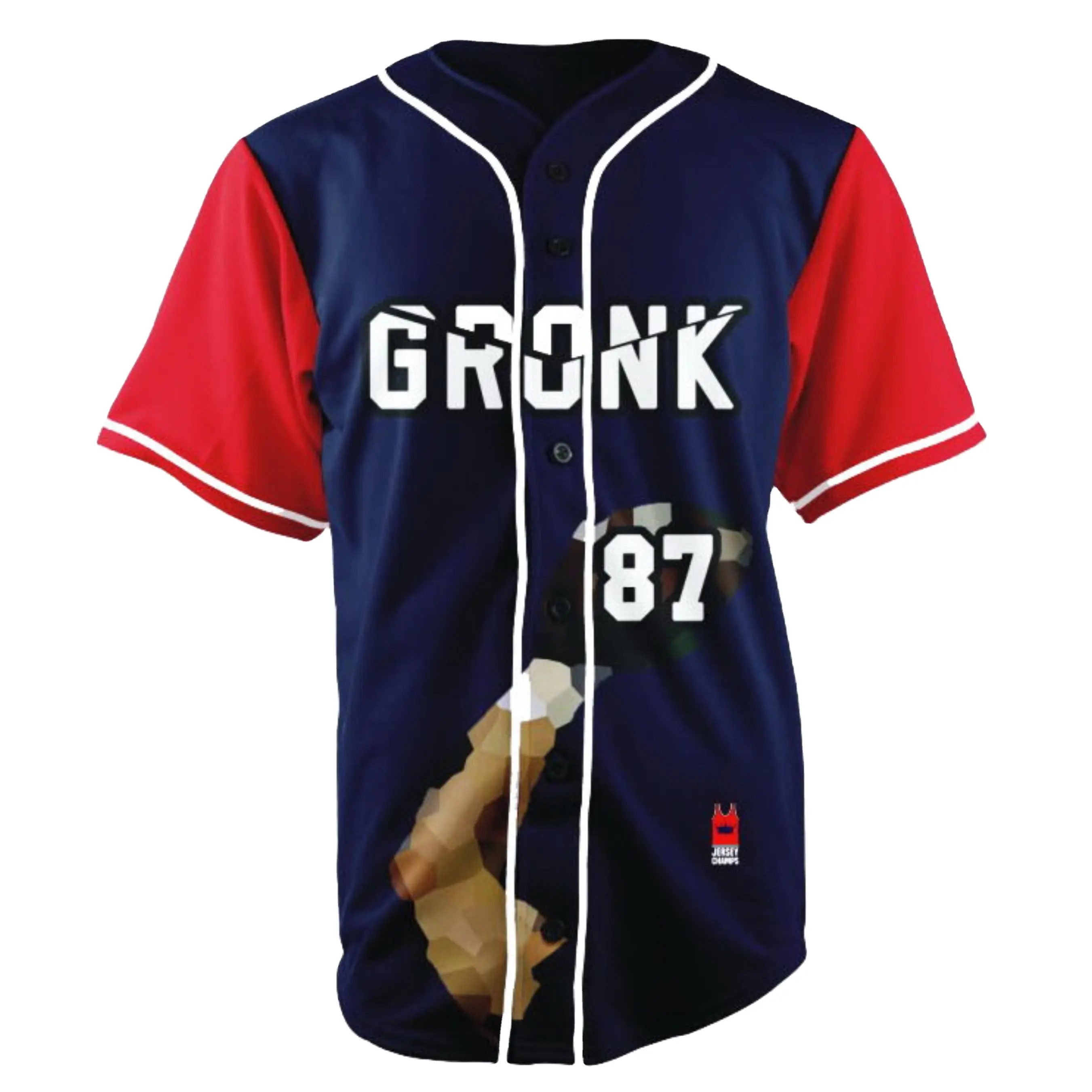 custom Unisex sublimated baseball jerseys polyester baseball uniform softball wear