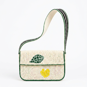 Handmade Beaded <b>Sequined</b> Shoulder Bag Embroidered Fruit Design Zipper for Women Bohemian Fashion Party Shopping Travel - Product Image 1
