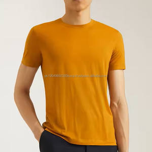 T-shirt pour homme de haute qualité, coupe ample et carrée, design simple et uni, couleurs unies, style streetwear, couleurs vierges pour la personnalisation - Product Image 1