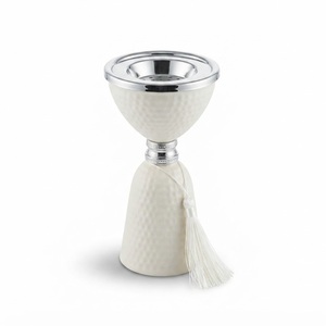 Vintage Cut-Out Metal Incense Burner Arabic Style Silver Bakhoor Holder Wholesale Home Decor <b>Oud</b> Aroma <b>Diffuser</b> - Product Image 5
