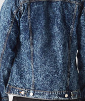 Veste en jean délavé pour homme, coupe classique, col rabattu, fermeture boutonnée, tenue décontractée pour l'automne