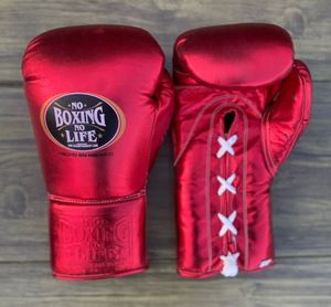 Guantes de Boxeo Profesionales de Piel Sintética PU, con Cierre de Cordones, Logotipo Personalizado, Duraderos y Transpirables, la Mejora Opción para Boxeo - Product Image 6